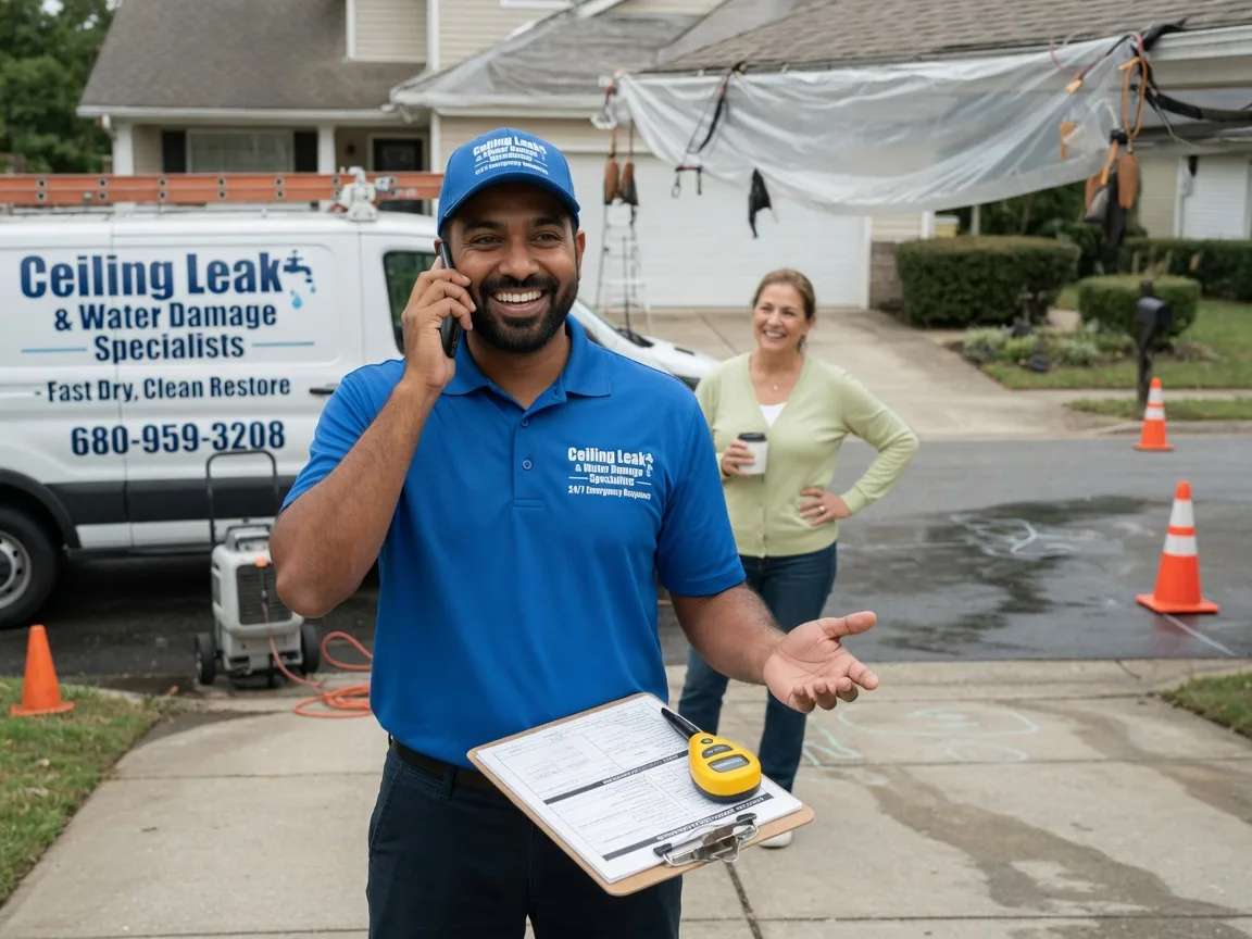 Ceiling Leak Cleanup Struthers, OH FAQs